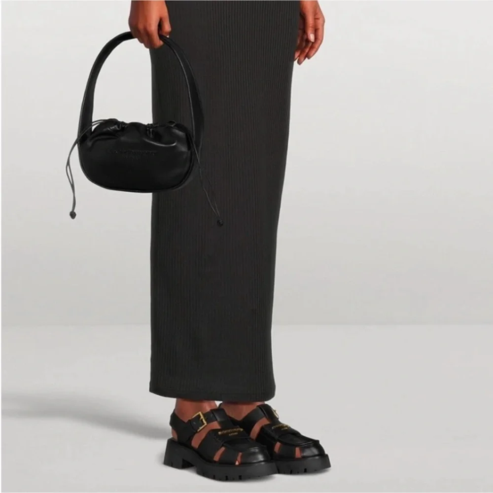 New Authentic Alexander Wang Carter Cage Sandals – Sleek Black Design